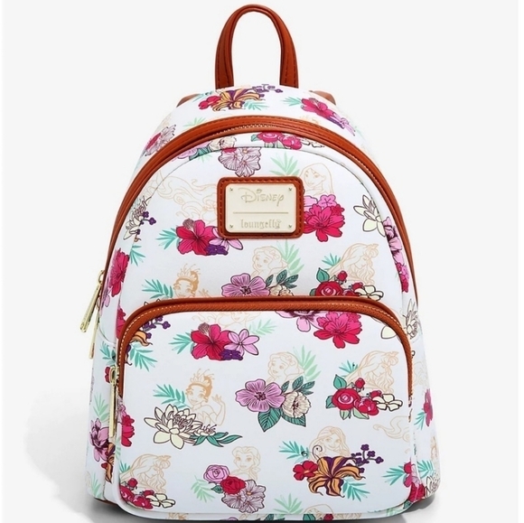 Loungefly Disney Princess Floral Backpack - Picture 1 of 9